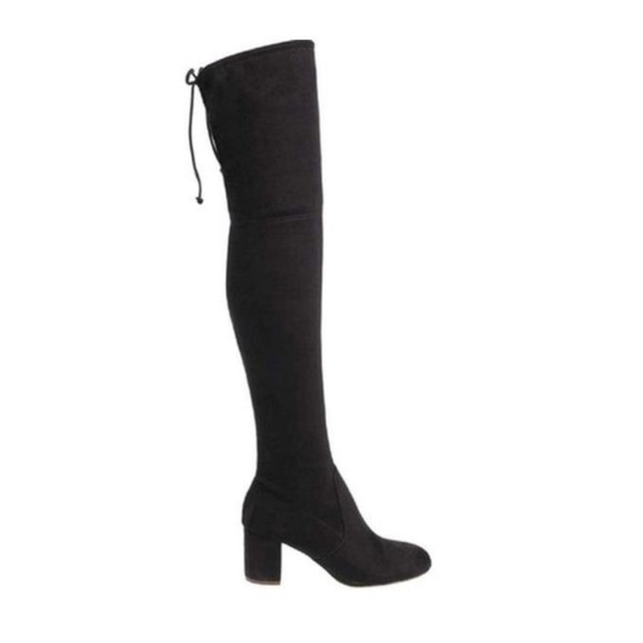 CHARLES BY CHARLES DAVID Black Over the Knee Boots - Picture 2 of 5